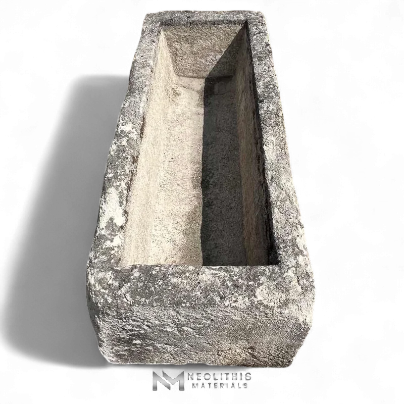 Antique French Limestone Trough - Image 4